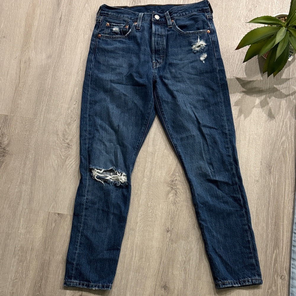 Levi's Women's Skinny Jeans - Dark Blue